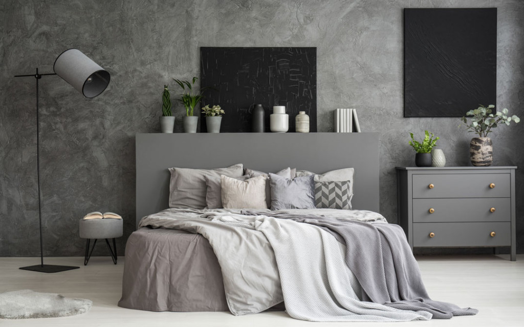 Shades-of-Grey-paint-colour- Combinations-for-bedroom