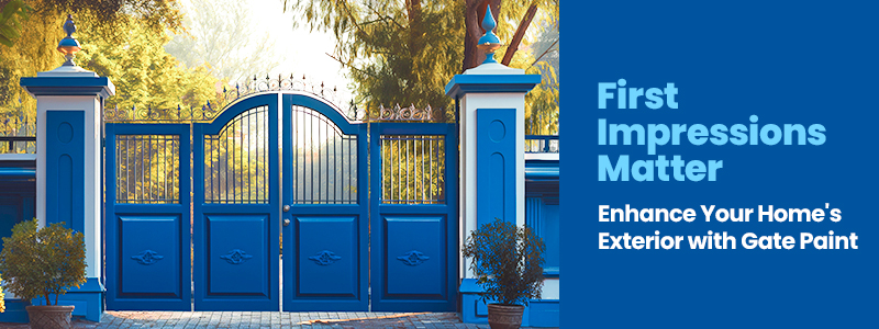 home exterior gate painting
