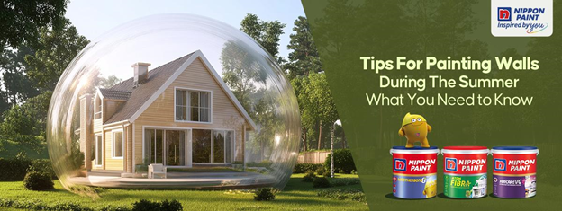 Summer wall painting tips