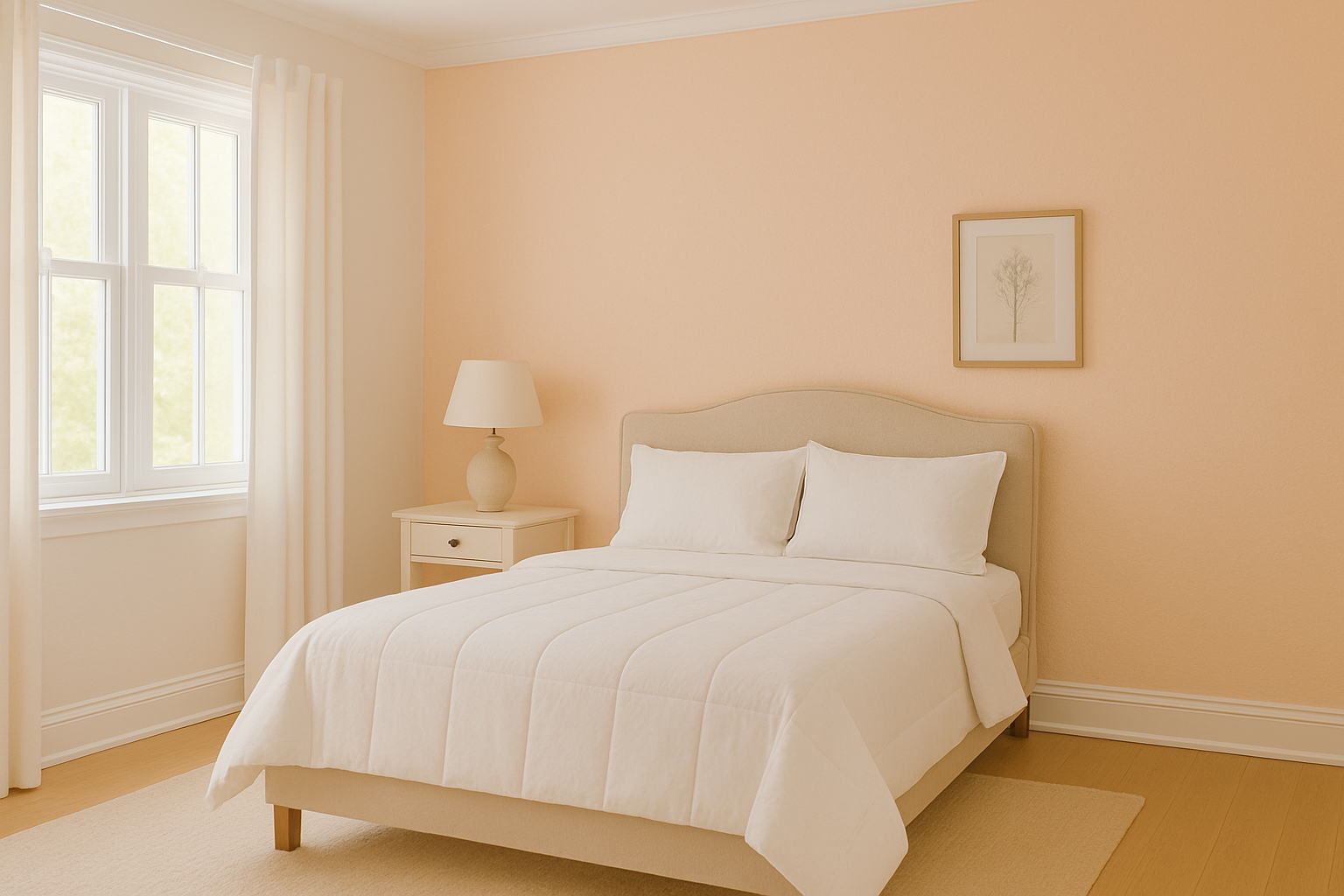 Peach Colour Schemes | Elegant Room Combinations