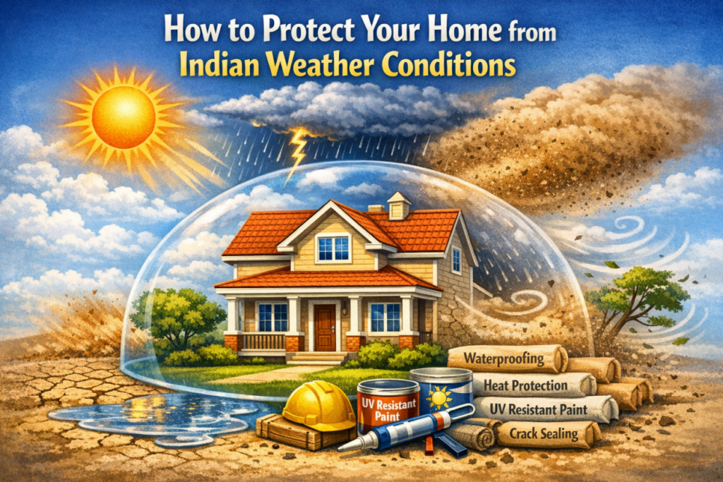Exterior Wall Protection Guide: How to Protect Your Home from Indian Weather Conditions