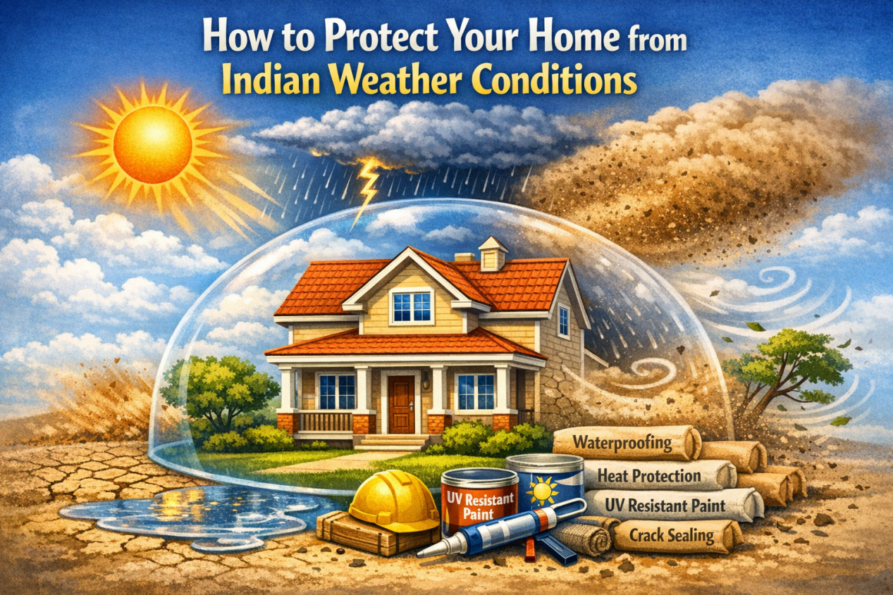 Exterior Wall Protection Guide: How to Protect Your Home from Indian Weather Conditions