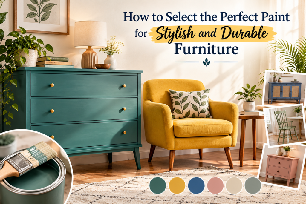 How to Select the Perfect Paint for Stylish and Durable Furniture